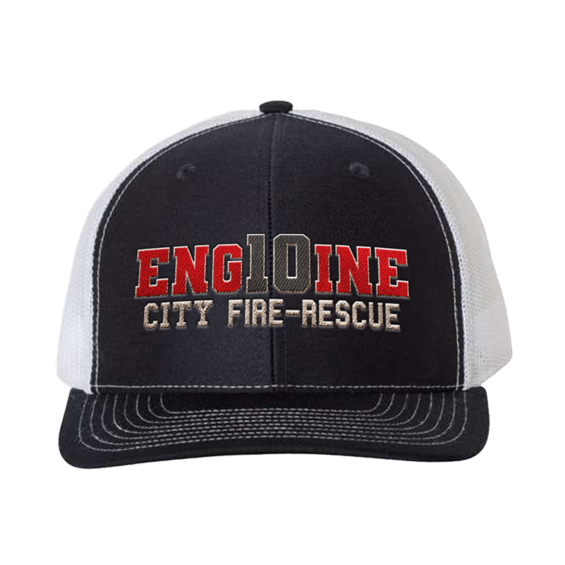 Richardson 112 Mid Profile Trucker Mesh Hat (Snapback) w/ Two Tier Block Design
