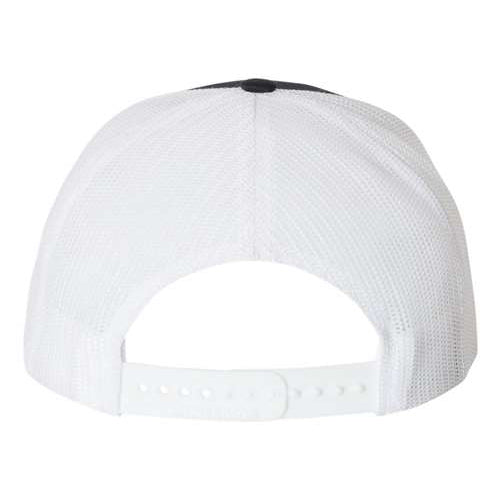 Richardson 112 Mid Profile Trucker Mesh Hat (Snapback) w/ Three Tier Block Design