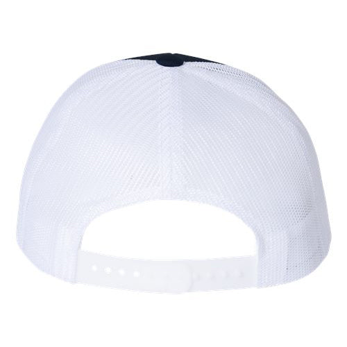 Richardson 115 Low Profile Trucker Mesh Hat (Snapback) w/ Three Tier Block Design