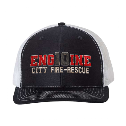 Richardson 112 Mid Profile Trucker Mesh Hat (Snapback) w/ Two Tier Block Design