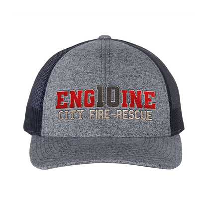 Richardson 115CH Low Profile Trucker Mesh Hat (Snapback) w/ Two Tier Block Design