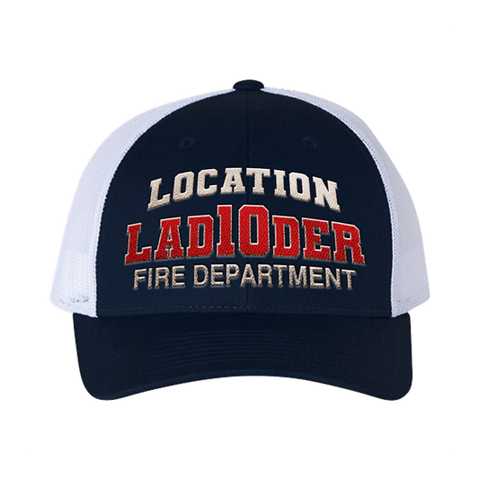 Richardson 115 Low Profile Trucker Mesh Hat (Snapback) w/ Three Tier Block Design