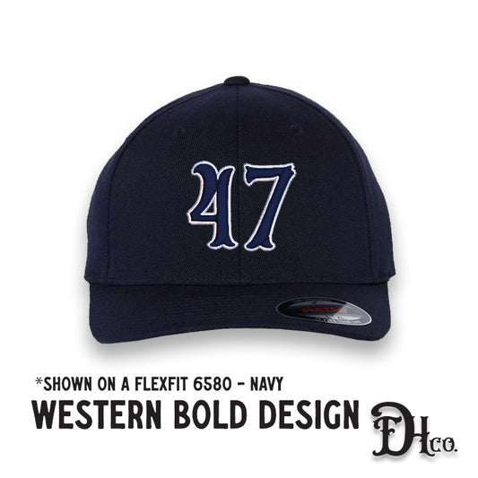 Flexfit 6580 Pro-Formance Hat (Flexible Fit) w/Western Bold Design